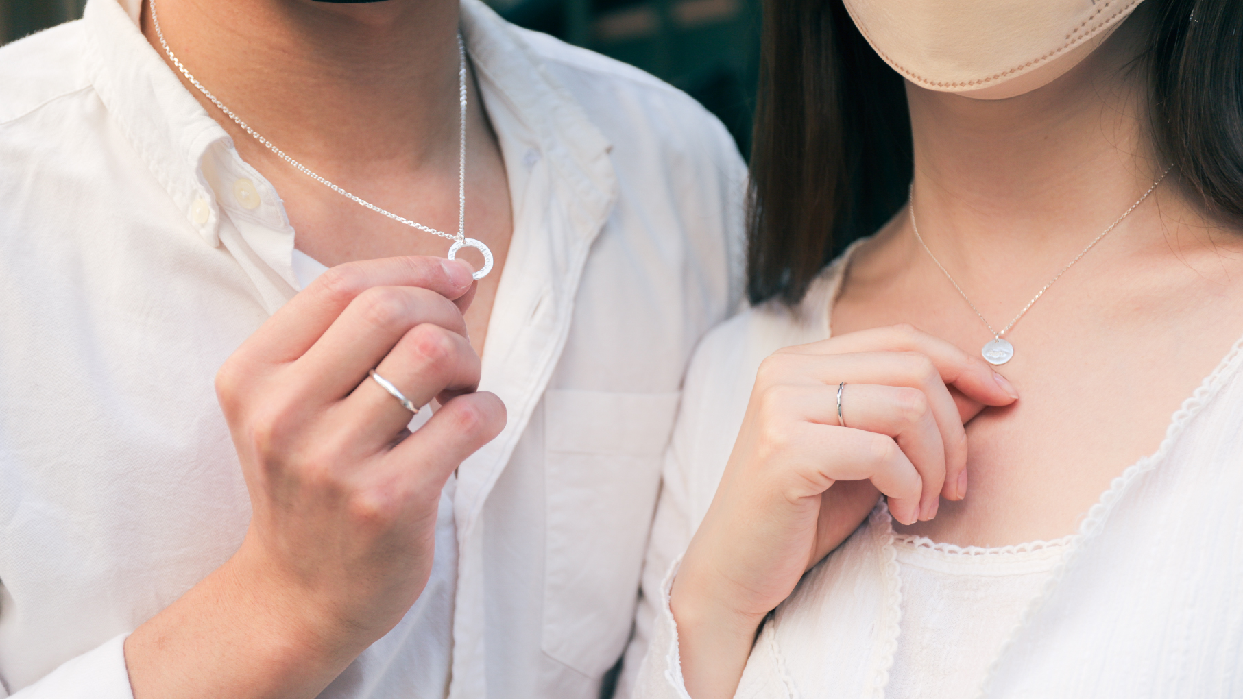 ペアネックレスコース 手づくり結婚指輪 婚約指輪ならringram リングラム