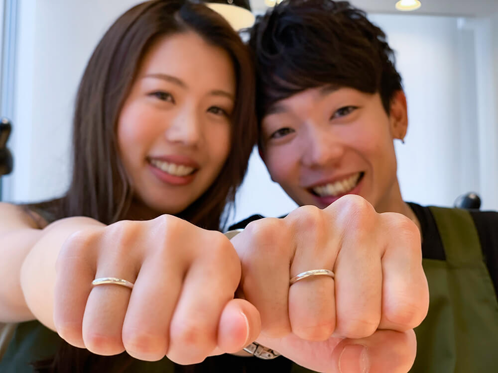 大阪梅田店で手作り指輪を体験された制作事例まとめ 手づくり結婚指輪 婚約指輪ならringram リングラム